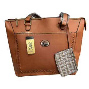 Bolso tote Chatties color café