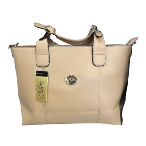 Bolso tote bag Chatties color nude