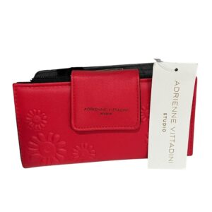 Cartera Adrienne Vittadini Studio color rojo